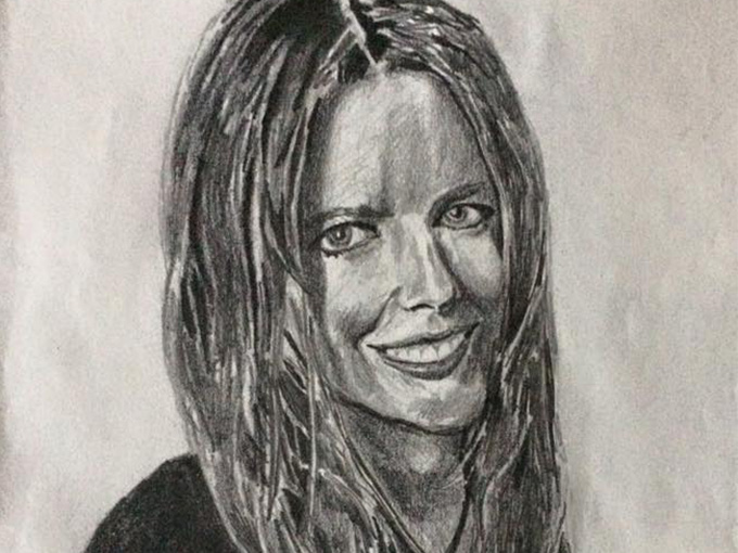 Drawing of Nicole Kidman
